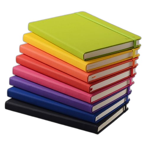 Colorful A5 Notebooks with Elastic Closure