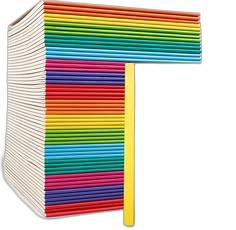 Vibrant Rainbow Notebooks Stack for Office & School