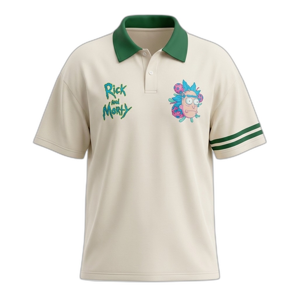 Rick and Morty Graphic Polo Shirt | Men's Fashion