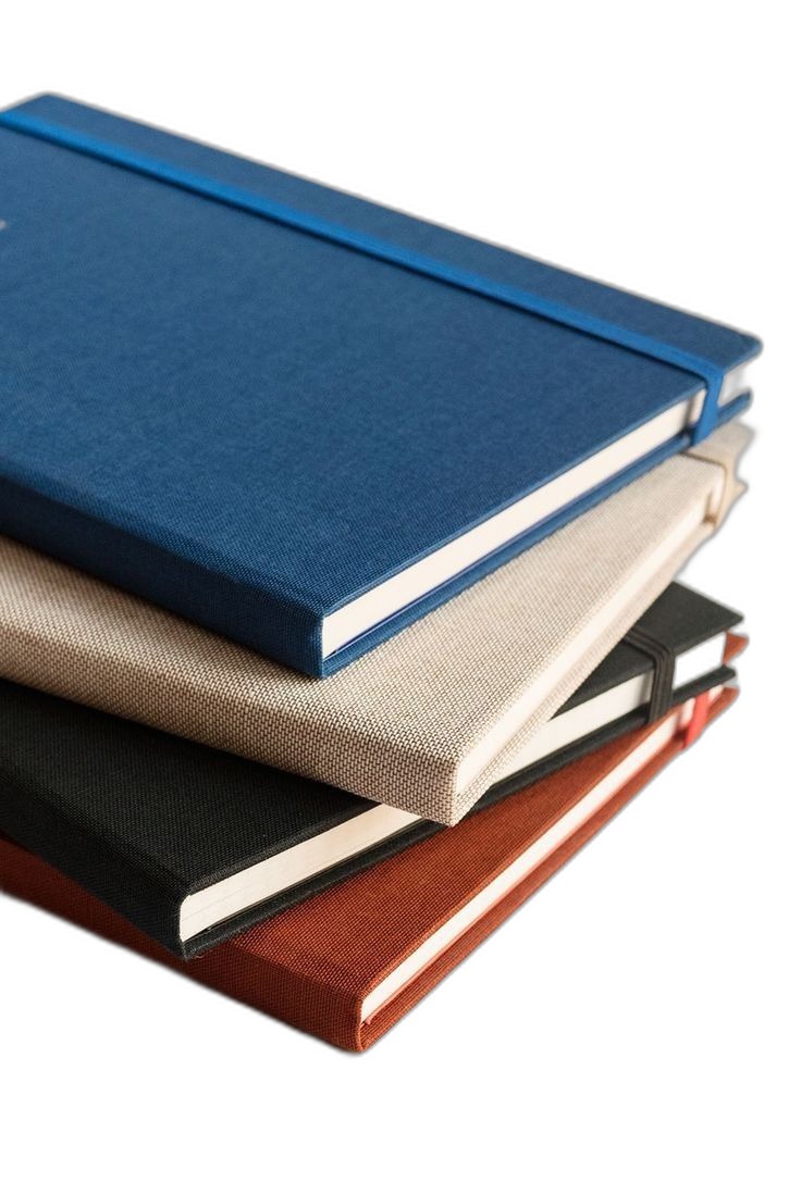 Fabric Cover Notebooks & Journals with Elastic