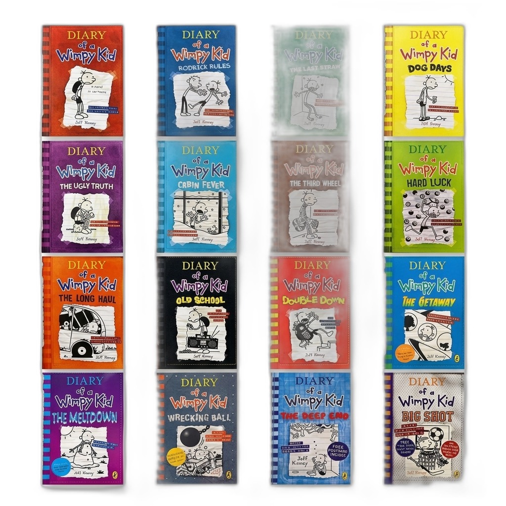 Diary of a Wimpy Kid 16 Book Set | Jeff Kinney Collection