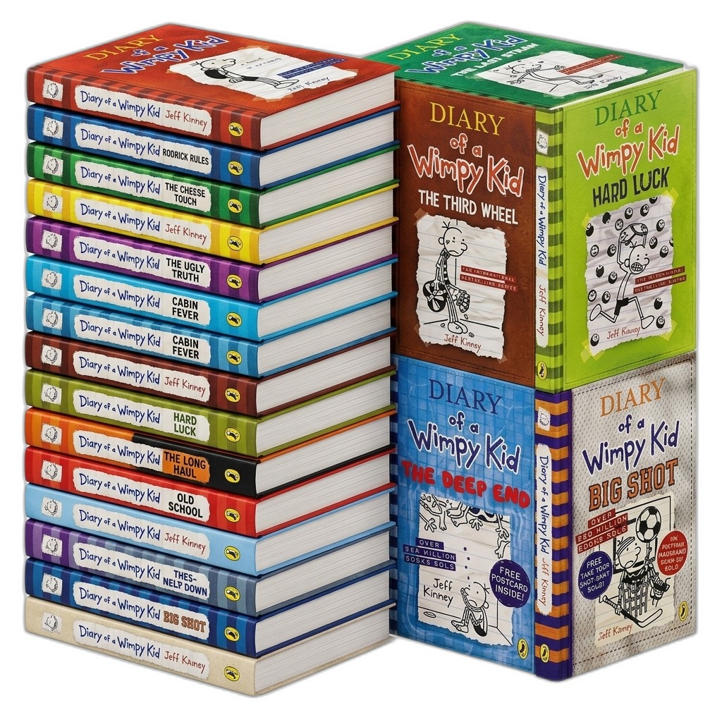 Diary of a Wimpy Kid Complete Book Set Collection