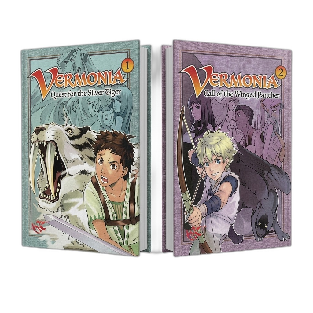 Vermonia Graphic Novels Vol 1 & 2 Set | Fantasy Adventure