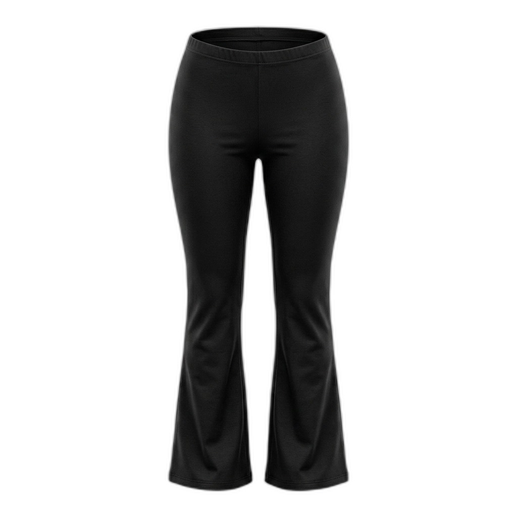 Women's Black Flare Yoga Pants | Comfortable