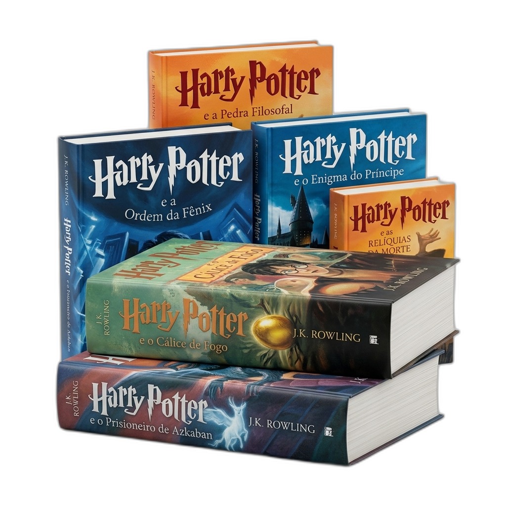 Harry Potter Complete 7 Book Set | Portuguese