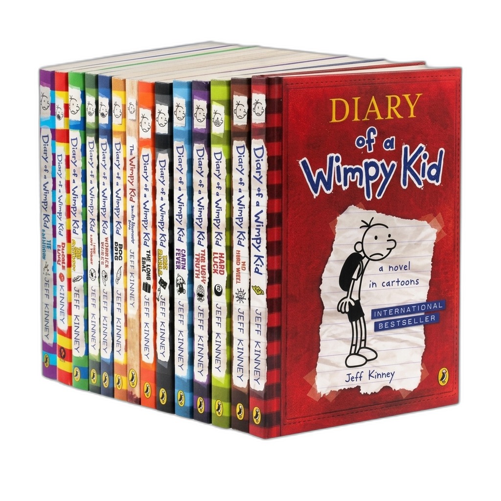 Diary of a Wimpy Kid 15-Book Set by Jeff Kinney