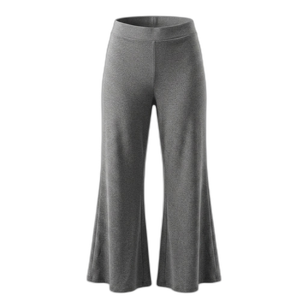 Women's Grey Flared Lounge Pants