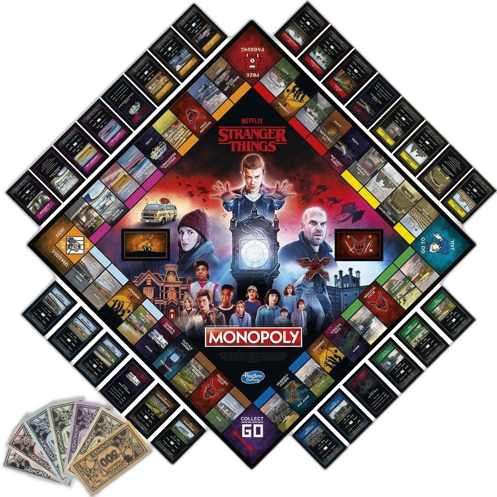 Stranger Things Monopoly Board Game | Official Hasbro