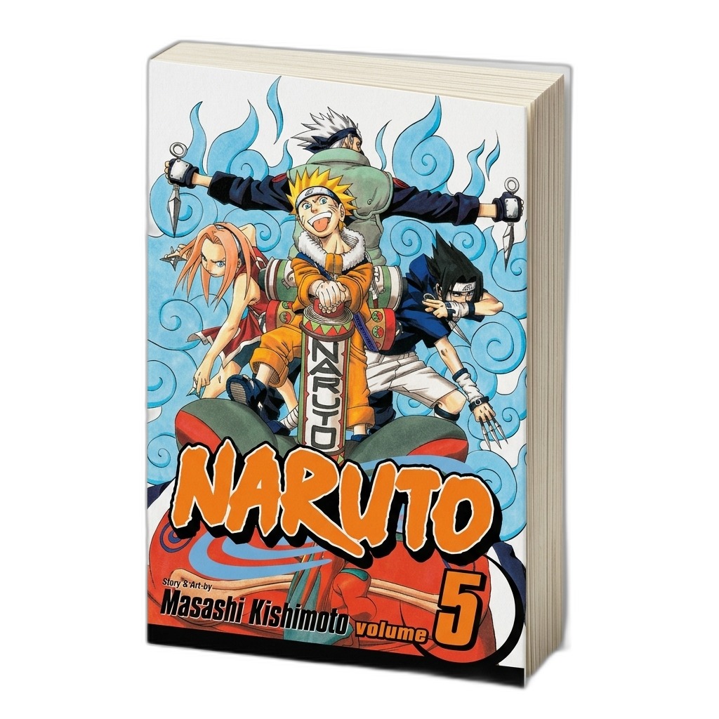 Naruto Volume 5 Manga by Masashi Kishimoto
