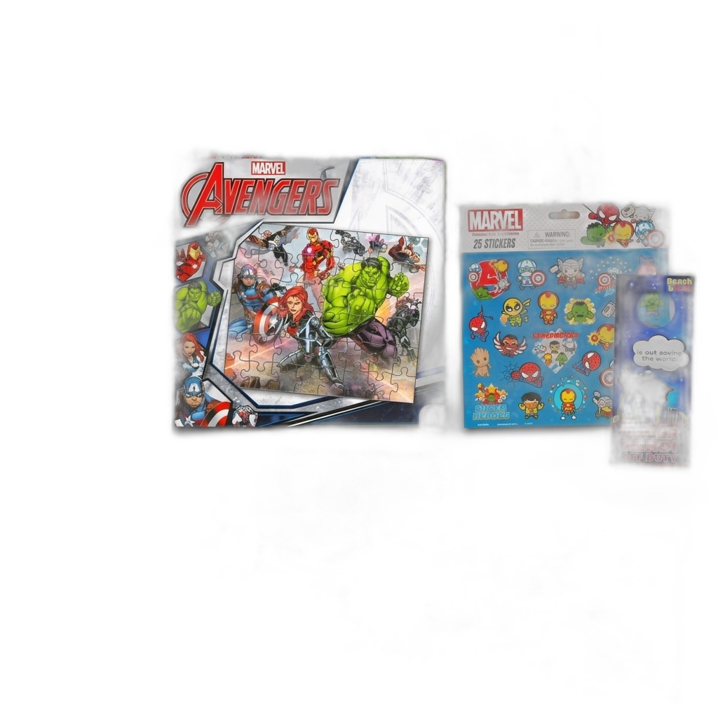 Marvel Avengers Puzzle & Stickers Combo