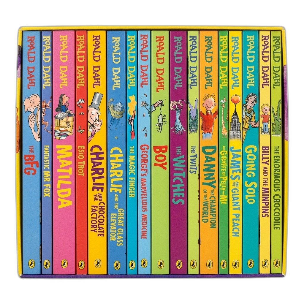 Roald Dahl 16 Book Collection Box Set for Kids