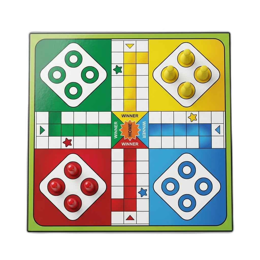 Classic Ludo Board Game for Family Fun