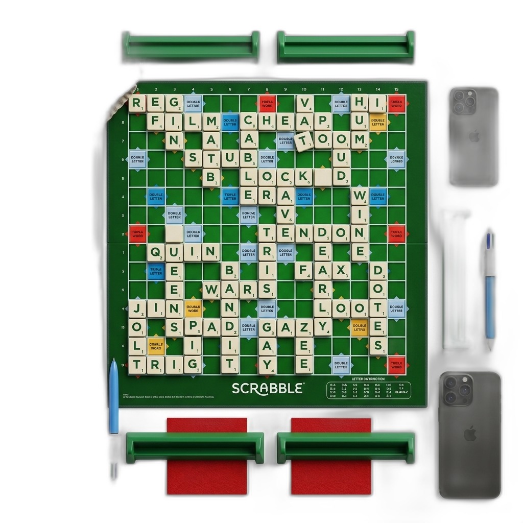 Scrabble Classic Word Board Game for Family Fun
