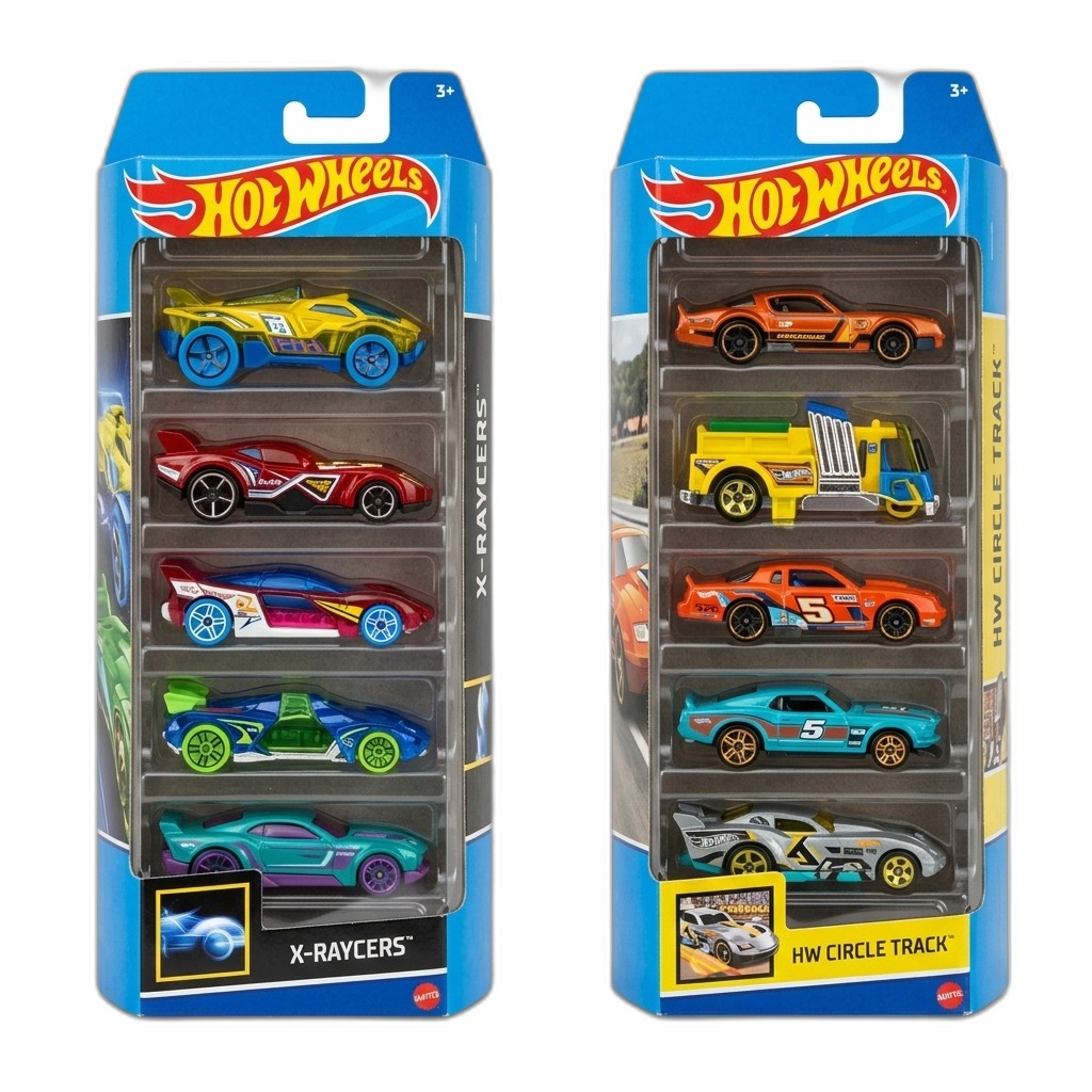 Hot Wheels 5-Pack Die-Cast Car Assortment