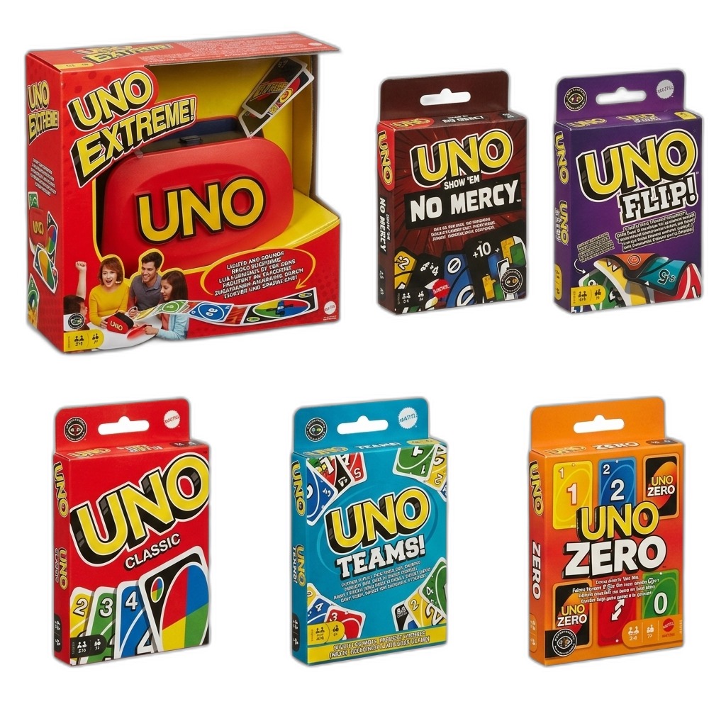 UNO Card Games Collection | Extreme, No Mercy, Flip & More