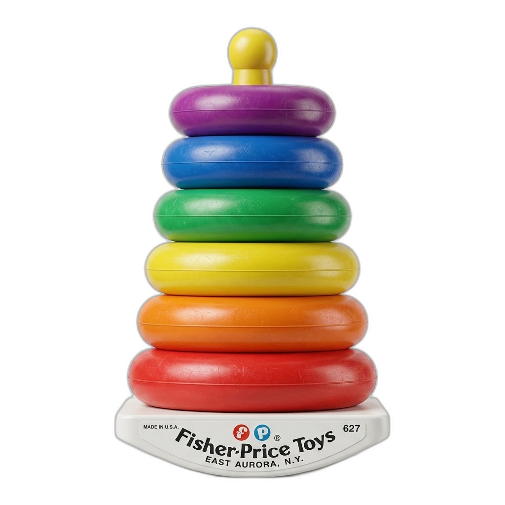 Fisher-Price Rock-A-Stack Classic Stacking Toy