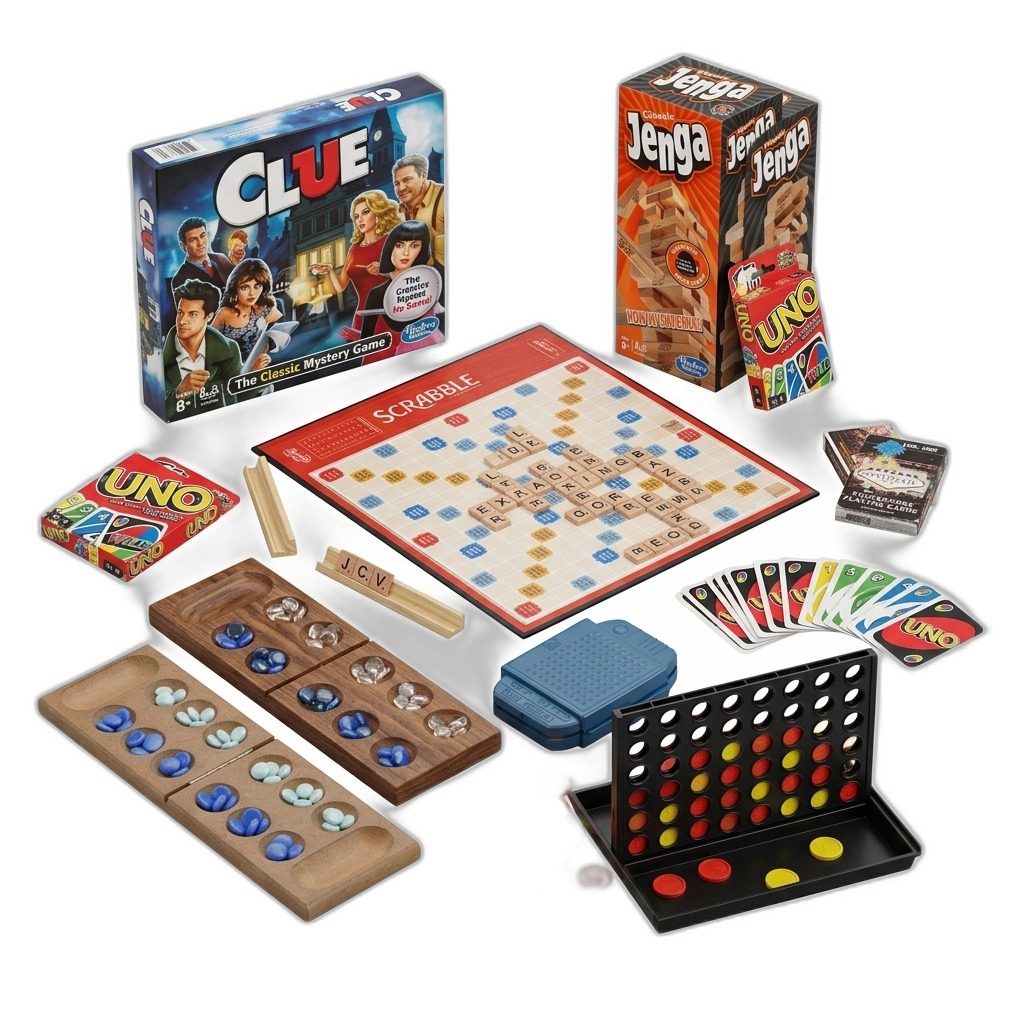 Board Games Collection | Family Fun Pack