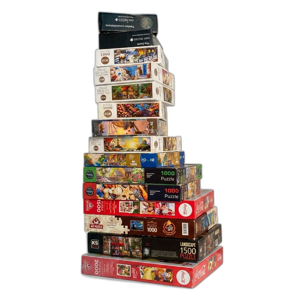 Assorted Jigsaw Puzzle Collection 1000-2000 Pieces