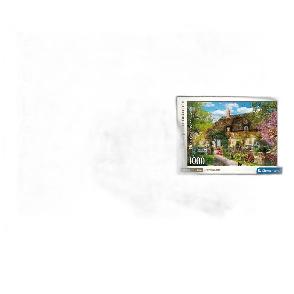 Clementoni Thatched Cottage Garden 1000 Piece Puzzle
