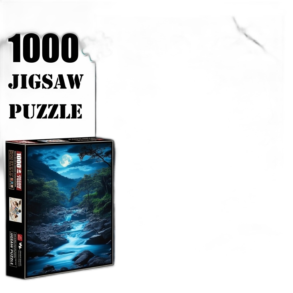1000 Piece Jigsaw Puzzle | Moonlit River Scene
