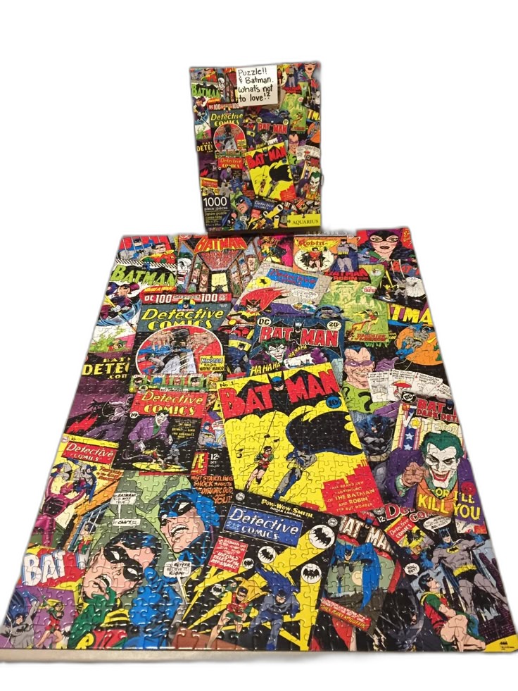 Batman Comic Covers 1000-Piece Jigsaw Puzzle