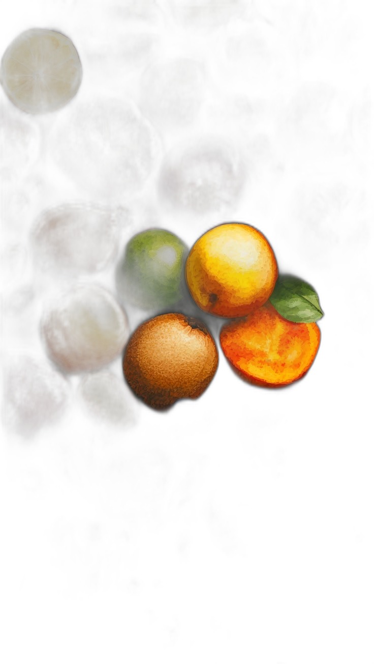 Watercolor Fruit Art Print for Home Decor