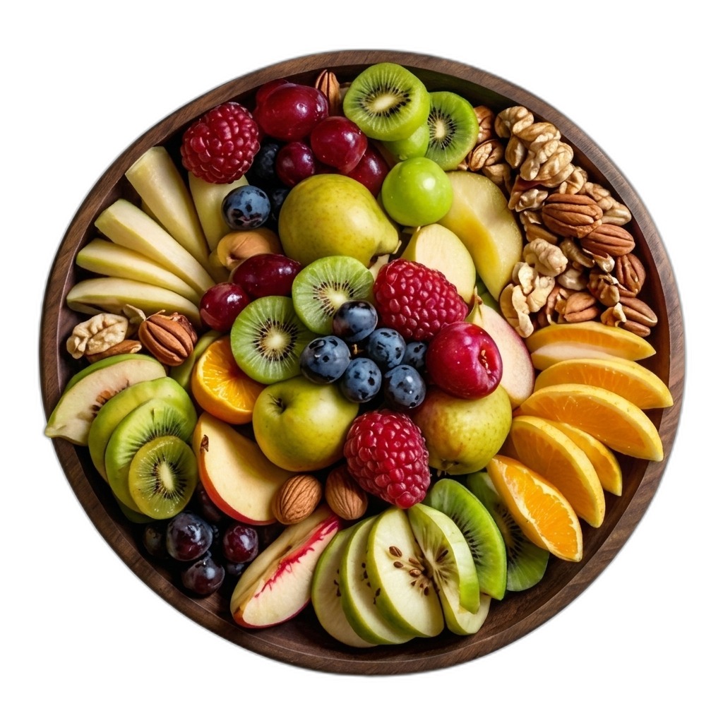 Fresh Fruit & Nut Platter | Healthy Snack
