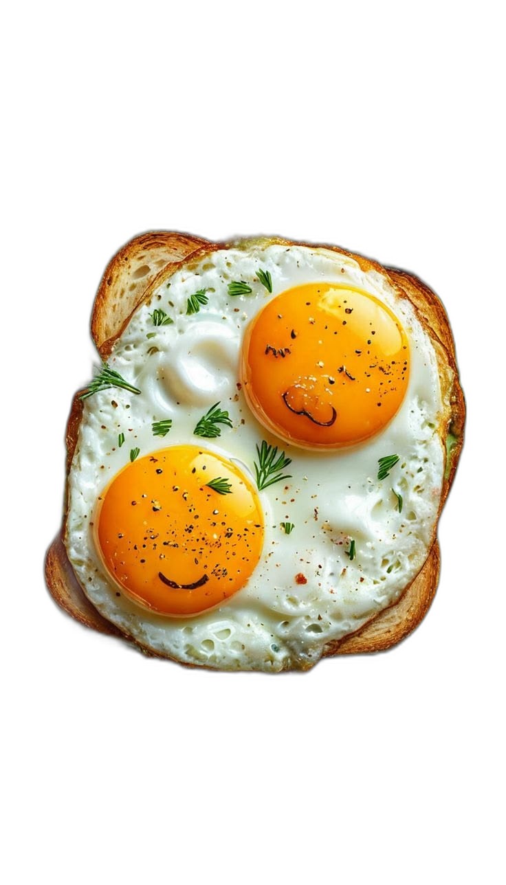Happy Fried Eggs on Toast | Delicious Breakfast