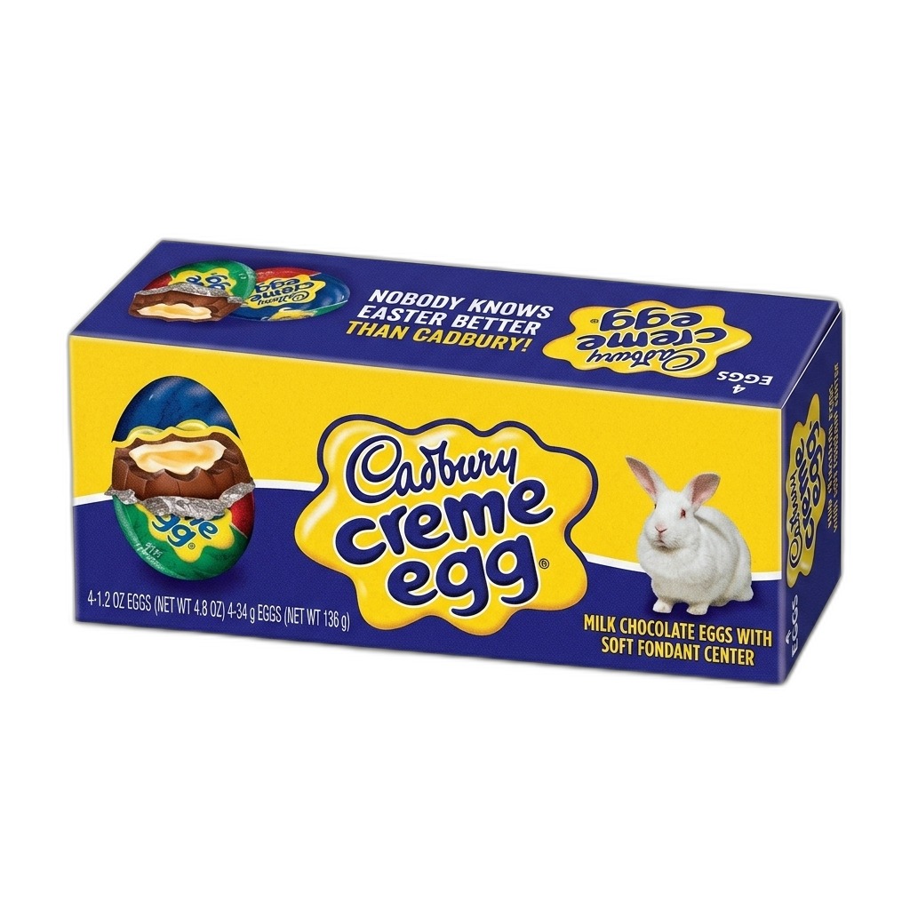Cadbury Creme Egg 4-Pack Milk Chocolate Eggs