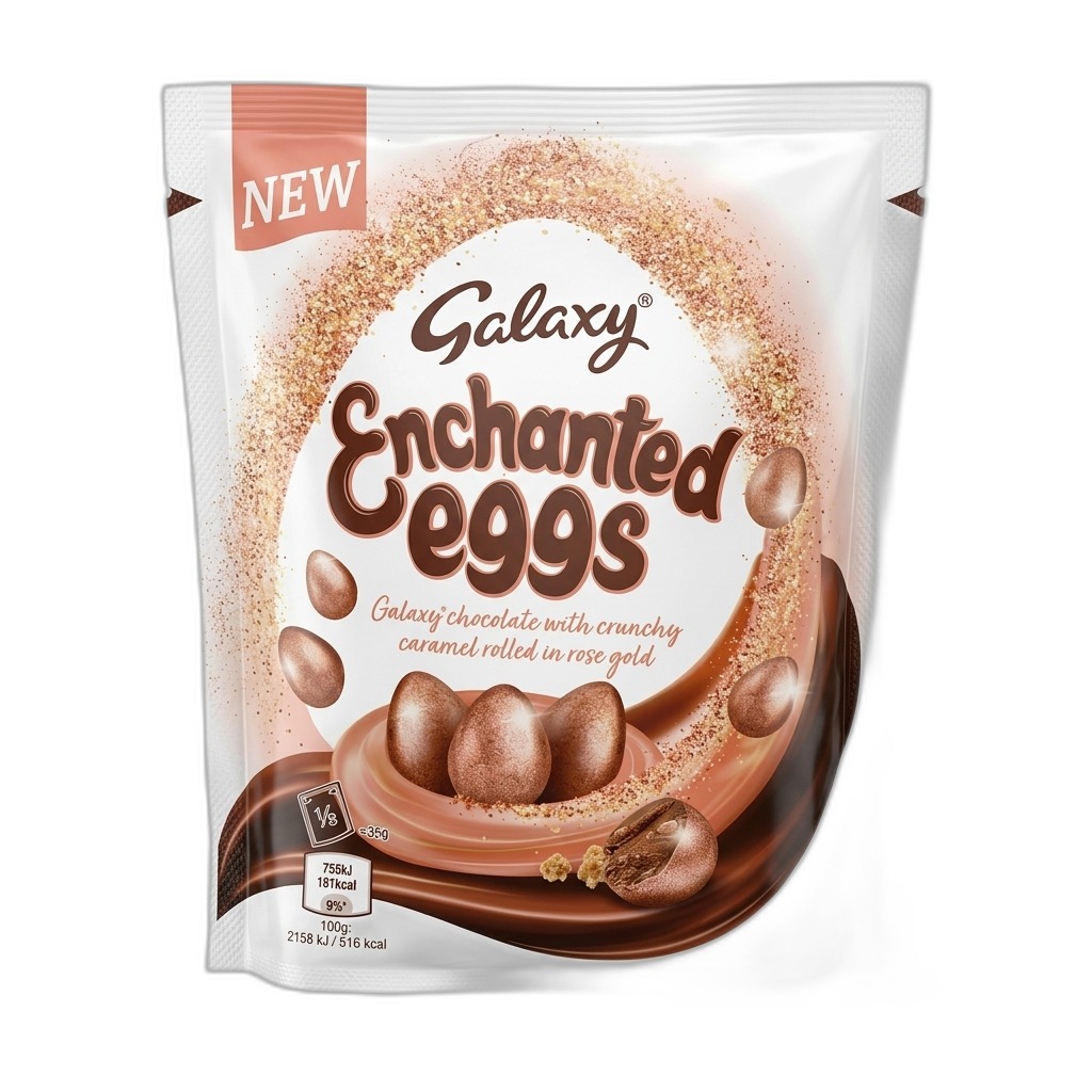 Galaxy Enchanted Eggs Chocolate with Crunchy Caramel