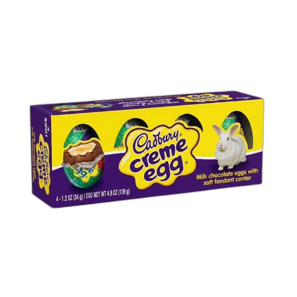Cadbury Creme Egg Milk Chocolate Eggs 4-Pack