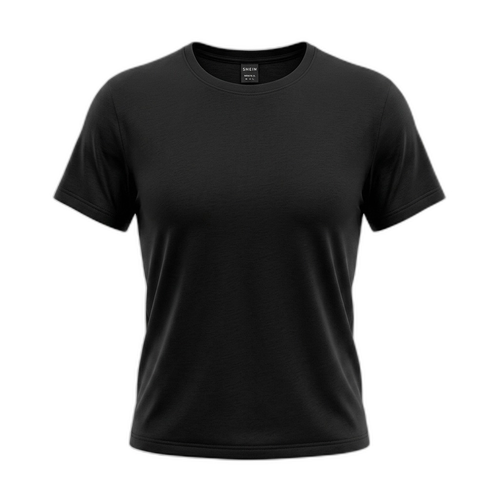 Black Crew Neck Short Sleeve T-Shirt