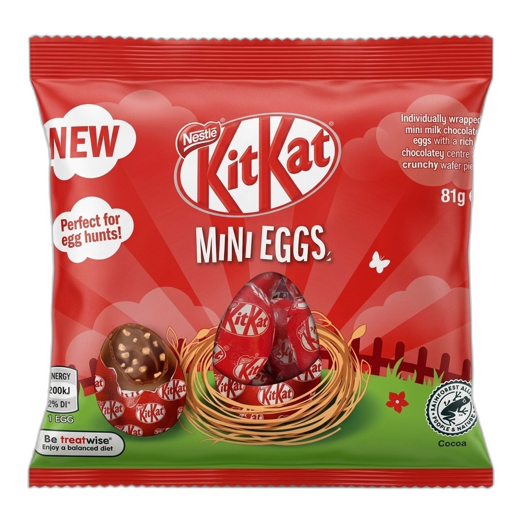 Kit Kat Mini Eggs 81g | Chocolate Wafer Eggs