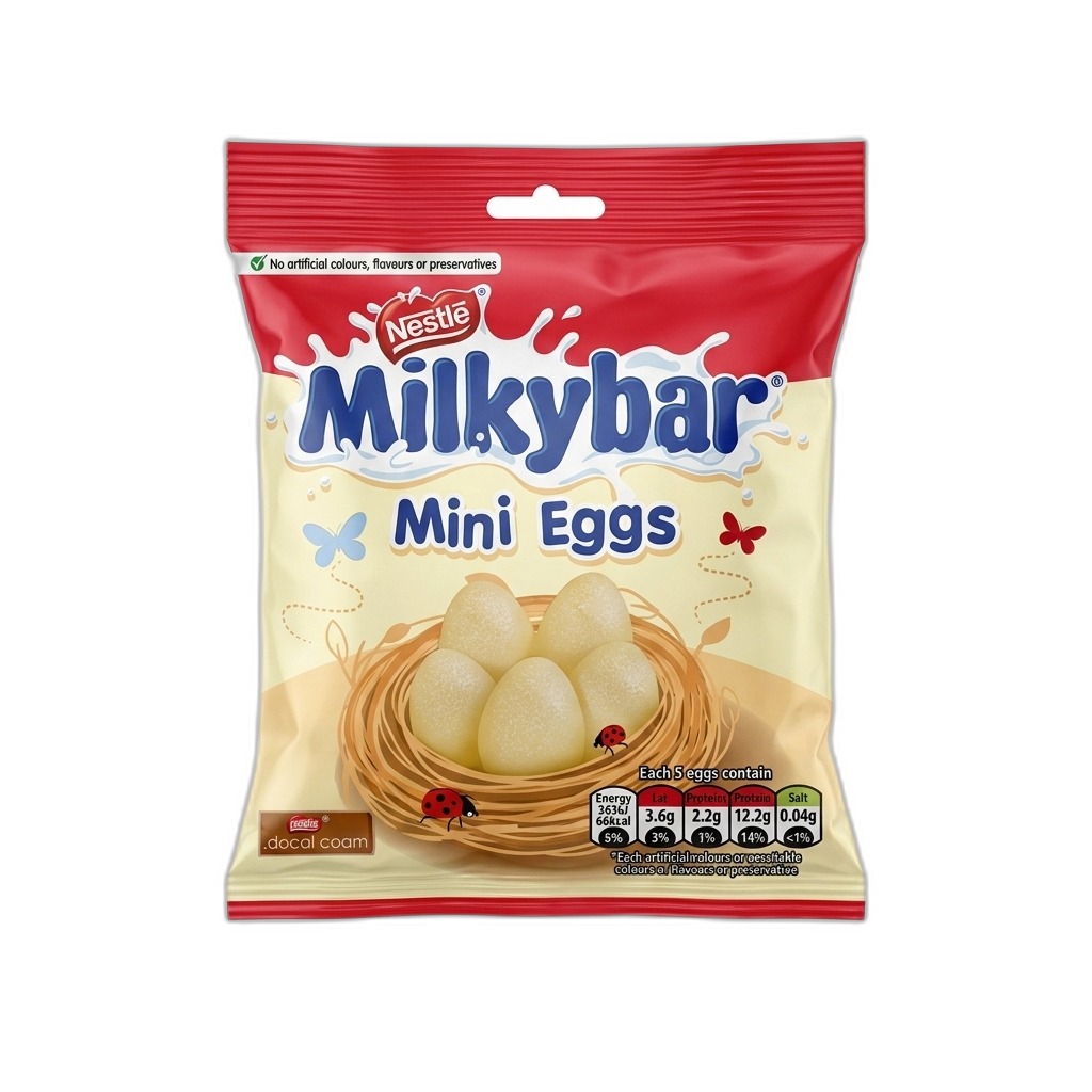 Nestle Milkybar Mini Eggs White Chocolate Pouch