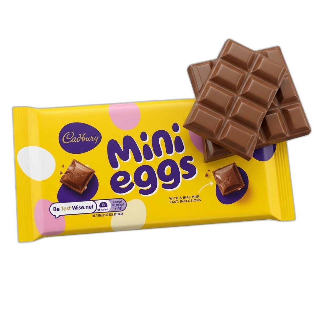 Cadbury Mini Eggs Chocolate Bar | Delicious Treat