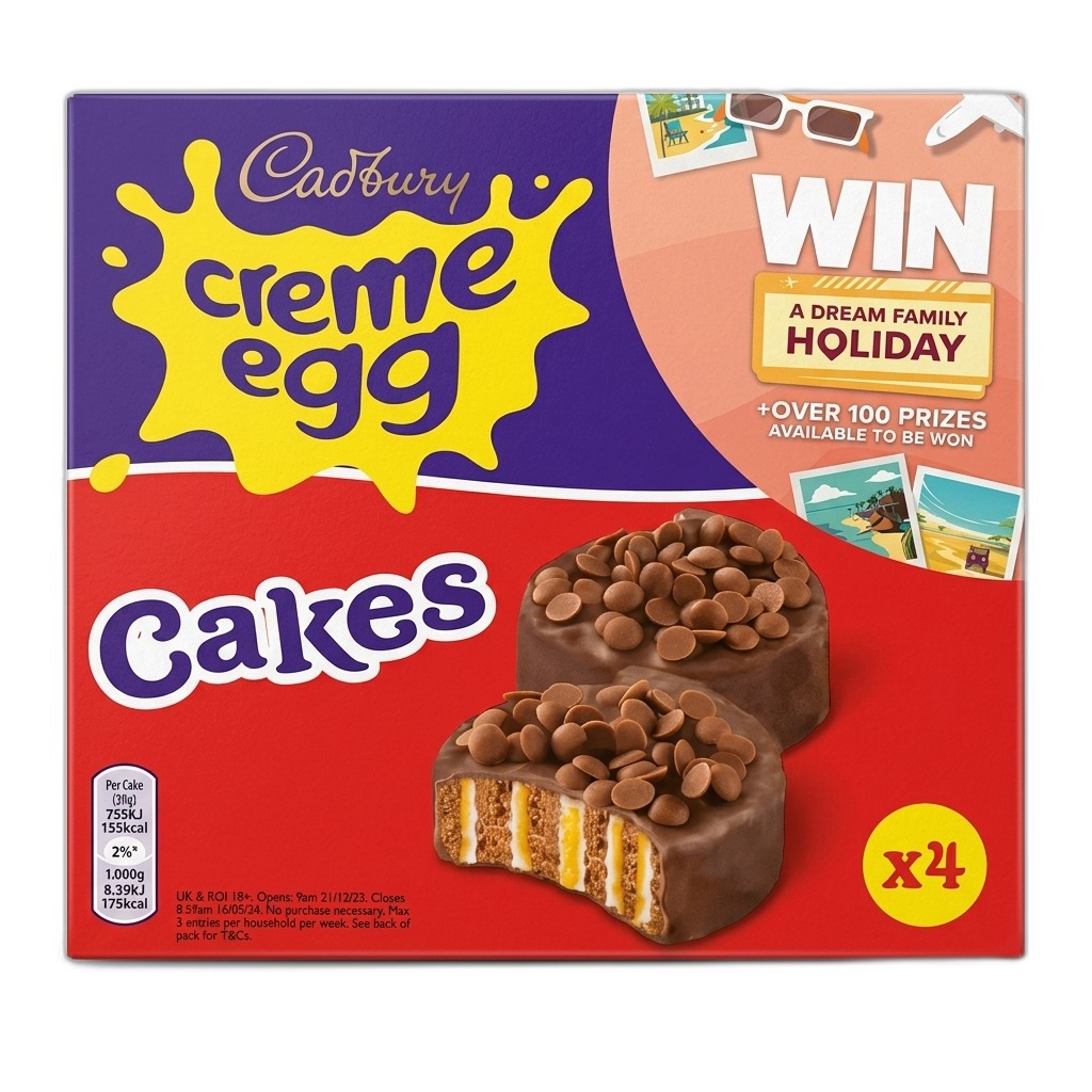 Cadbury Creme Egg Cakes x24 Multipack