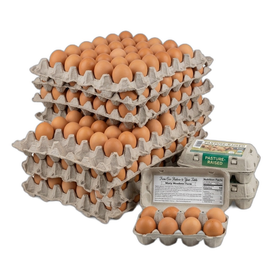 Pasture-Raised Brown Eggs Bulk Pack | Farm Fresh