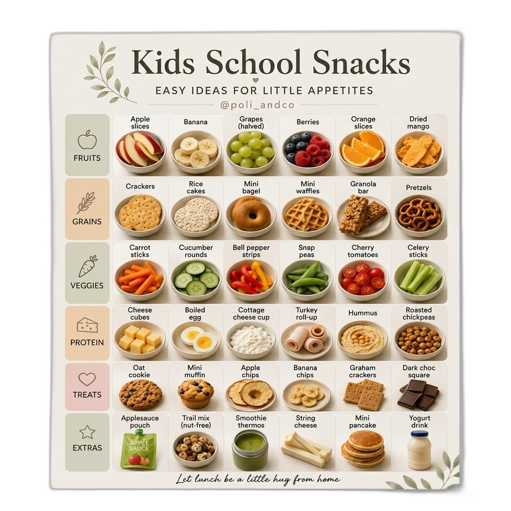 Kids School Snacks | Easy Ideas for Little Appetites