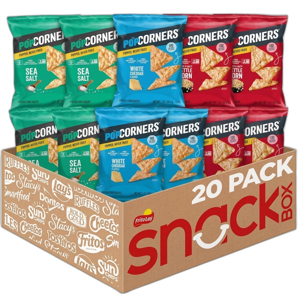 PopCorners & Corners Popped Snacks Variety 20 Pack