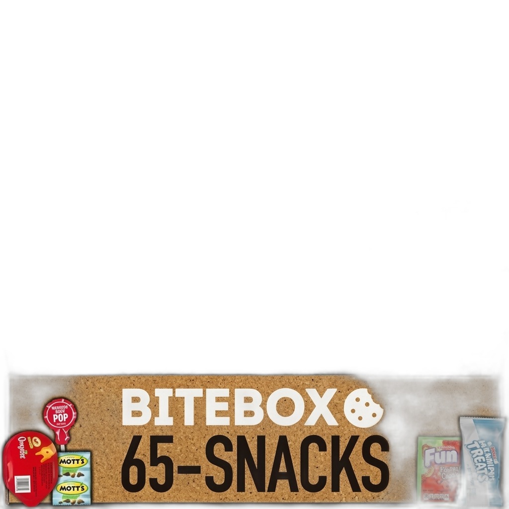 BITEBOX 65-SNACKS Variety Snack Box