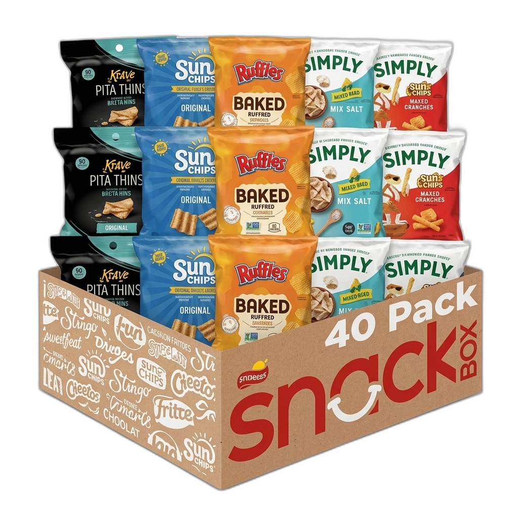 Frito-Lay Assorted Snack Box 40 Pack Variety Chips
