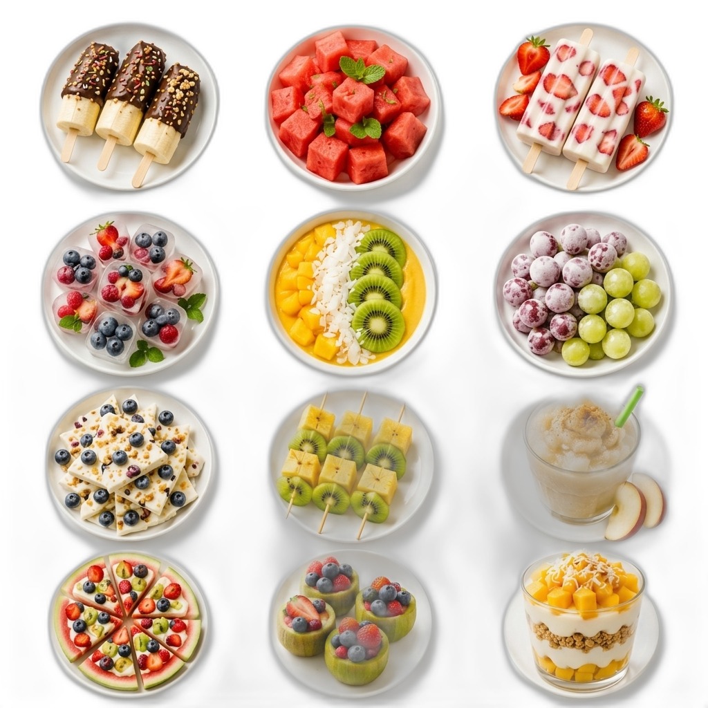 Assorted Fruit Desserts & Healthy Snacks
