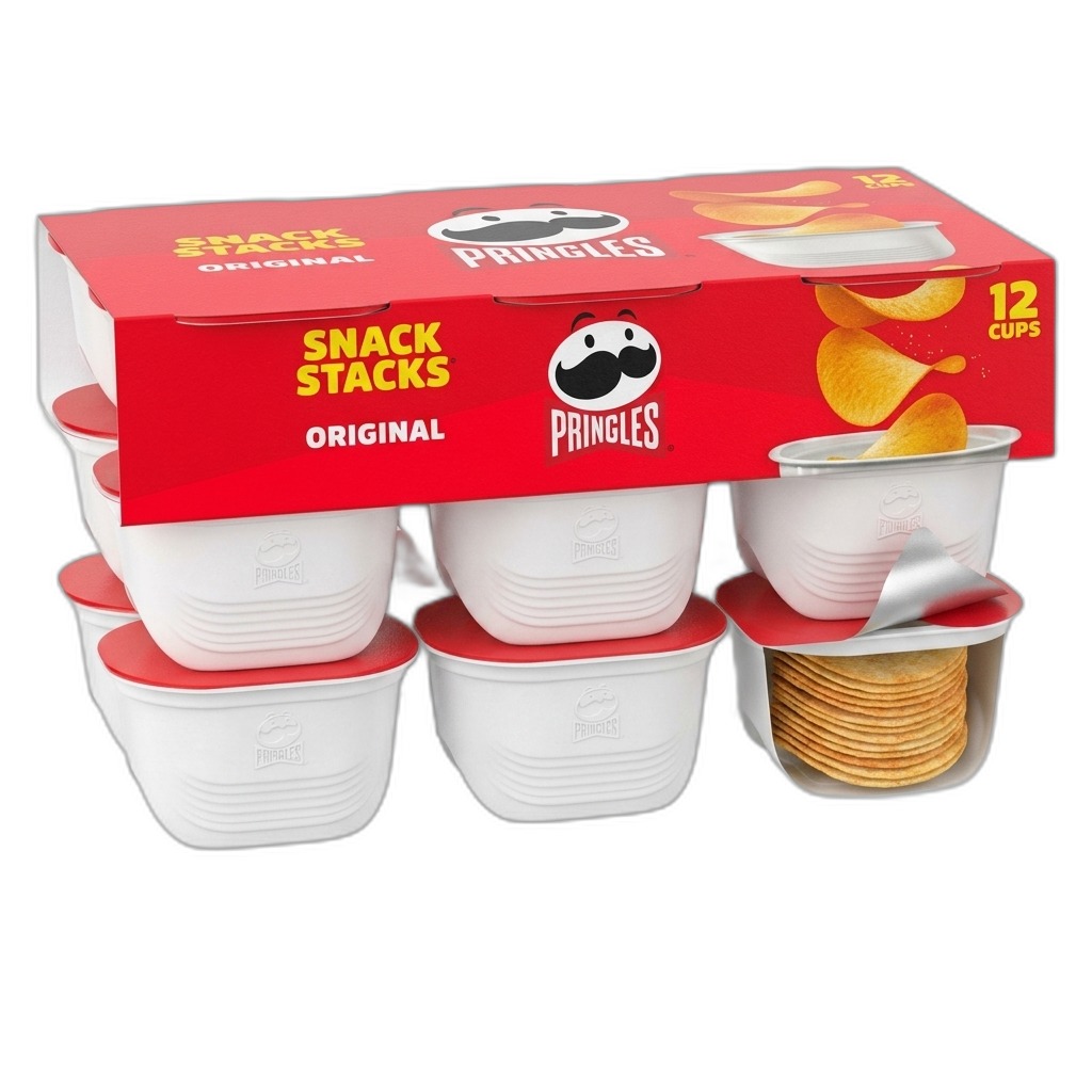 Pringles Snack Stacks Original Potato Crisps 12-Pack