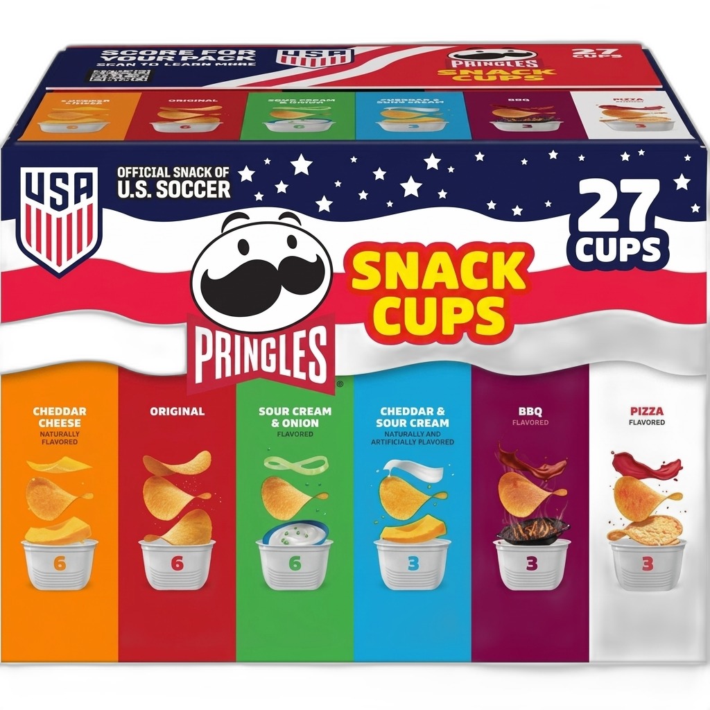 Pringles Snack Cups Variety Pack 27 Ct