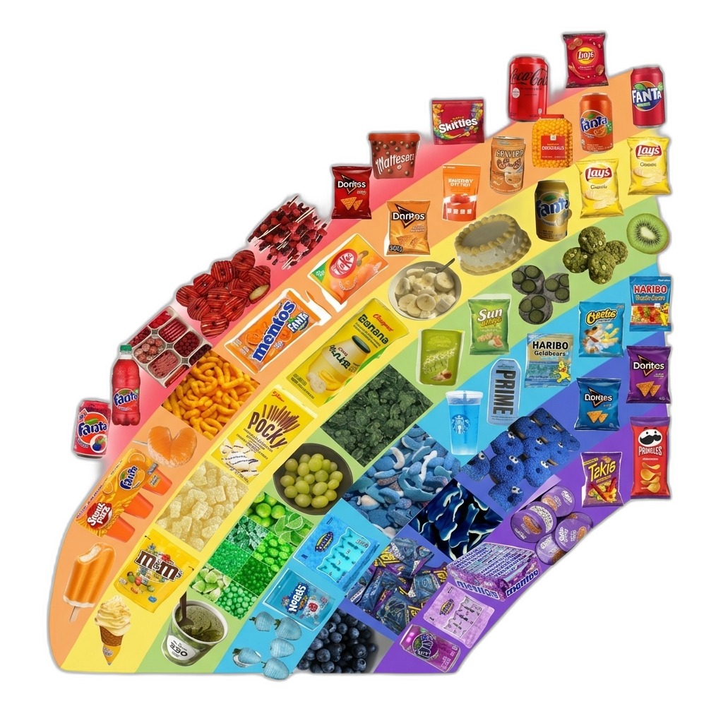 Rainbow Food & Snack Assortment Image