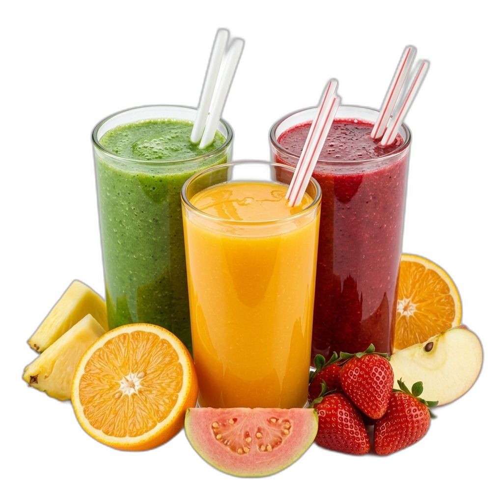 Fresh Fruit Smoothies & Juices
