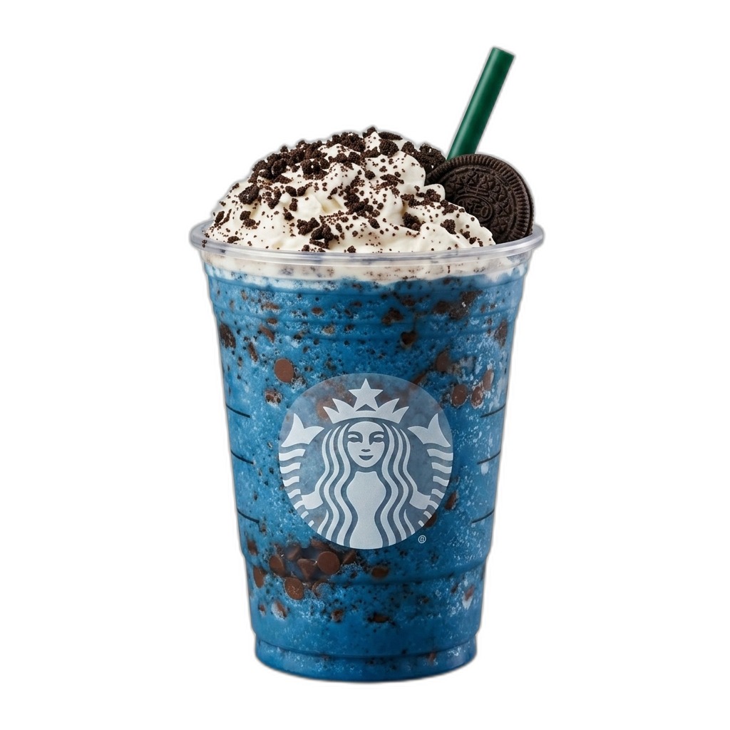 Starbucks Blue Cookie Crumble Frappuccino
