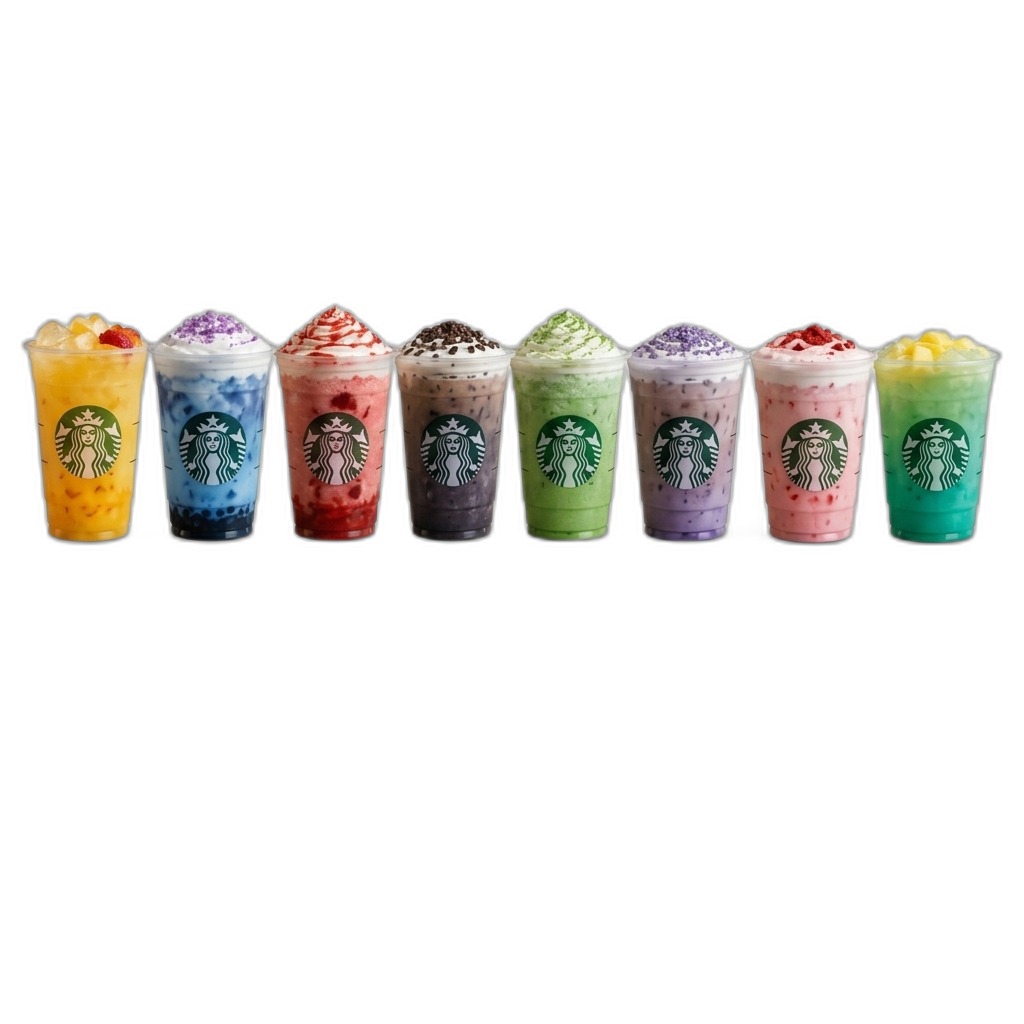 Vibrant Blended Frappuccino Style Drinks