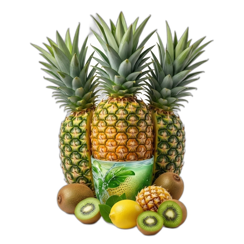 Fresh Pineapple, Kiwi & Lemon Fruit Pack