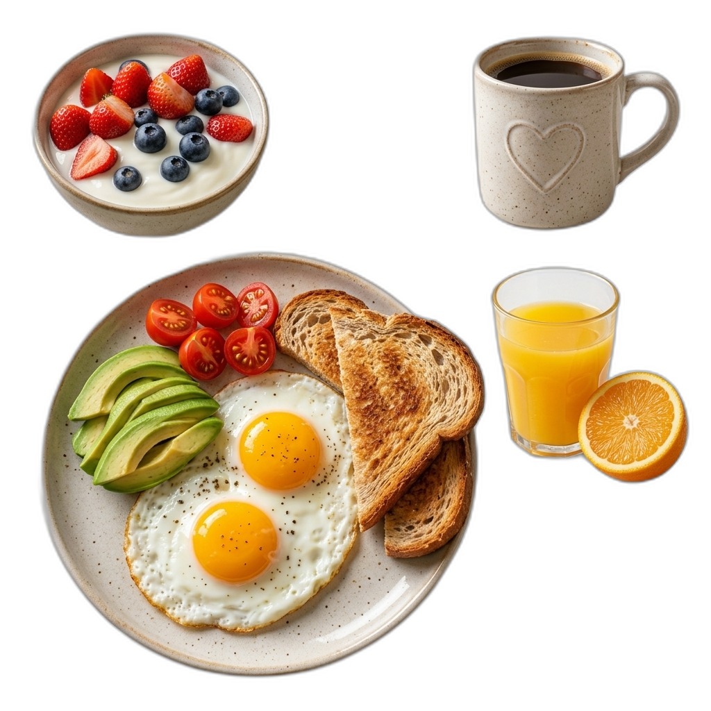 Healthy Breakfast Combo with Coffee & Juice